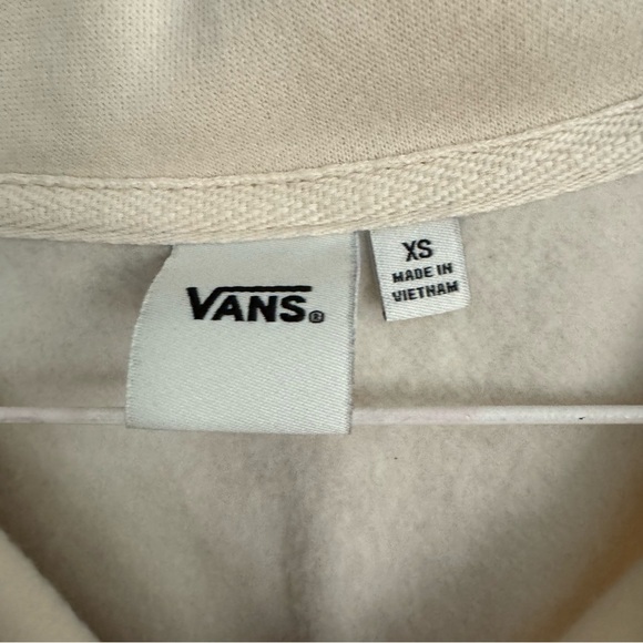 Vans Women's Cream and Brown Pullover Sweatshirt - Picture 3 of 3
